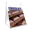 Signmission Chocolate, 36 Inch x 24 Inch A-frame Yard Sign, Plastic Sign SBC-2436-Chocolate - alternate 1