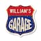 Signmission William's Garage, 18 Inch X 18 Inch, Plastic Sign SHI-P-18-383-WILLIAM - alternate 1