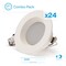 Infibrite 4 In. Retrofit 6000K Clear White LED Recessed Light 9W 750LM, Dimmable, Wet Rated, 24PK IB-005-6-9W-WH-24PK - alternate 1