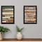 Homeroots Set Of Two Family and Man Cave Rules 1 Black Framed Print Wall Art, 2PK 405745 - alternate 2