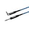 Monoprice Cloth 1/4" Ts Cable Rt Angle, 10 ft.Blue 601470 - alternate 1
