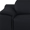 Homeroots 76in Black and Silver Italian Leather Power Reclining Loveseat 720514 - alternate 5