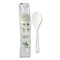 World Centric TPLA Wrapped Cutlery, Soup Spoon, Plastic, Light Beige, 750PK SO-PS-I - alternate 1