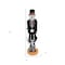 Homeroots 14" Black And White Solid Wood Halloween Ghost Nutcracker 665459 - alternate 3
