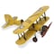 Homeroots 6" Yellow and Black Metal Hand Painted Model Airplane Tabletop Sculpture 489461 - alternate 4