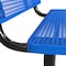 Leisure Craft Leisure Craft 6 FT Outdoor Bench with Back, Portable, Blue B6WBP-BLUE - alternate 5