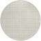 Homeroots 8' Ivory And Beige Round Geometric Washable Indoor Outdoor Area Rug 614757 - alternate 6