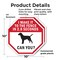 Signmission I Make It to The Fence In 2.8 Secon, 10 inch X 10 inch, Plastic Sign, 2PK OC-P-2PACK-10-61 - alternate 3