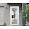 Vdomdoors Front Exterior Prehung FiberGlass Door Clear Glass See-through / Manux 8555 White Silk Clear Glass MANUX8555EXD-WS-W30 x H80-RH - alternate 1