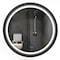 Fab Glass And Mirror Round LED Bathroom Mirror with Lights, Front Lit Makeup Mirror, Anti-Fog, 3 Colors and Dimmable HC36RD-FB - alternate 4
