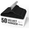 Simple Deluxe HealSmart Velvet Hangers, Space Saving Clothes Hangers for Closet, Black, 50PK HKHANGVELVET50BLK - alternate 1
