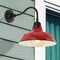 Jonathan Y Aurora 12.3 in. 1-Light Farmhouse Industrial Iron LED Gooseneck Arm Outdoor Sconce, Red JYL7613E - alternate 4