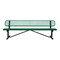 Leisure Craft Portable, Bench with Back, 8ft., Green B8WBP-GREEN - alternate 1