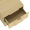 Manhattan Comfort Clive 22in Nightstand in Natural and Gold (2-Drawer) NS1560-1 - alternate 3