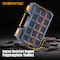 Powertec Stackable Tool Box Organizer with Removable Dividers - 17 Compartments, Interlocking - 2PK 72118-P2 - alternate 4