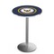Holland Bar Stool Co 36" Stainless Steel U.S. Navy Pub Table, 36" dia. Top L214S3636Navy - alternate 1