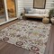 Homeroots 3' X 5' Ivory Red And Green Floral Washable Indoor Outdoor Area Rug 604647 - alternate 4
