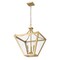 Z-Lite Montalcino Rubbed Brass 3 Light Chandelier 1961-3C-RB - alternate 5