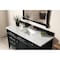 James Martin Vanities Brittany 60'' S Vanity, Black Onyx, w/ Jasmine Pearl Silestone Top w/FreePower Wireless Charger 650-V60S-BKO-FEJP - alternate 3