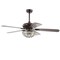 Jonathan Y Joanna 52" 3-Light Bronze Crystal LED Ceiling Fan With Remote, Oil Rubbed Bronze JYL9702A - alternate 6