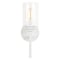 Jonathan Y Juno 13" 1-Light Farmhouse Industrial Metal/Glass Cylinder LED Sconce, White/Clear JYL9547E - alternate 4
