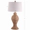Jonathan Y Elicia 31" 1-Light Coastal Cottage Water Hyacinth Weave LED Table Lamp, Natural JYL1015A - alternate 6