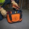 Klein Tools Bucket Bag, Orange, Plastic Exterior, Denier Polyester Interior, Polypropylene Bottom, 15 Pockets 5144HBS - alternate 3