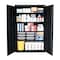 Sandusky Lee Heavy Duty Welded Steel Storage Cabinet, 46x24x72, Black EA4R462472-09 - alternate 4