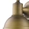 Homeroots Brushed Gold Aluminum Wall Sconce 398466 - alternate 4