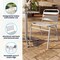 Flash Furniture Commercial Silver Restaurant Stack Chair TLH-015C-GG - alternate 4