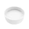 Vigo Montauk Modern White Matte Stone 15 in. L x 15 in. W x 5 in. H Round Vessel Bathroom Sink VG04017 - alternate 1