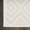 Homeroots 16' White And Ivory Geometric Indoor Outdoor Runner Rug 550821 - alternate 5