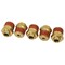Mytee Products DOT Brass Push to Connect Fitting, Air Brake Connector-Male Straight 1/2in Tube OD x 3/8in NPT 5PK MP-ABF-ST1238 - alternate 7
