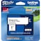 Brother Continuous Label Tape, PET, Black on White, 1 in W, 26.2 ft L, Gloss, Select P-touch Label Makers TZE251G - alternate 1