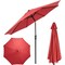Infinipower 9FT Outdoor Patio Umbrella with 8 Ribs, Red 3A88LGBRLA9REDV2 - alternate 1