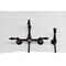 Kingston Brass Two-Handle Wall Mount Bridge Kitchen Faucet with Brass Sprayer, Oil Rubbed Bronze KS2445ALBS - alternate 5