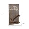 Homeroots 4" Brown Wood Entertainment Organizer 661172 - alternate 2
