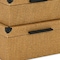 Homeroots Set of Two Brown And Black Faux Rattan Nesting Storage Boxes With Lids, 2PK 712931 - alternate 5
