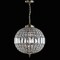Jonathan Y Georgina 16" Crystal/Metal LED Pendant, Antique Brass JYL6110B - alternate 8