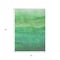 Homeroots 3' X 5' Green And Teal Blue Striped Washable Indoor Outdoor Area Rug 610883 - alternate 3