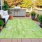 Homeroots 3' X 5' Lime Green And Ivory Abstract Washable Indoor Outdoor Area Rug 632125 - alternate 2