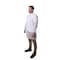 Vguard Disposable Lab Coat, Medium weight Polypropylene, Snap Closure Closure, White, S, 30 PK B1CS11 - alternate 2