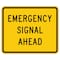 Sign Solutions Usa Traffic Sign, 36 in Width, Aluminum Sign, Horizontal Rectangle DUS06DFY3630W11-12P - alternate 1