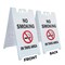 Signmission No Smoking In This Area, A-Frame & 2 Decals Installed, Heavy-Duty Plastic Frame SBHD-D-2436-No Smoking In This Area - alternate 3