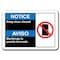 Signmission 10 in Height, Plastic, 10" x 7", ANSI-710NS Notice Keep Door Closed ANSI-710NS Notice Keep Door Closed - alternate 3