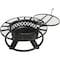 Big Horn 47'' Camp Black Round Steel Fire Pit SRFP96 - alternate 3