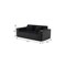 Homeroots 76" Black Corduroy Sofa With Toss Pillows 723785 - alternate 4
