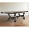 Homeroots 46" Platinum Solid Wood Trestle Base Dining Table 348652 - alternate 2