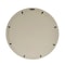 Homeroots 20" Cream Round Wood Framed Accent Mirror 485115 - alternate 4