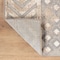 World Rug Gallery Distressed Geometric Indoor/Outdoor Area Rug 4 ft x 6 ft Beige 8019BEIGE4X6 - alternate 4